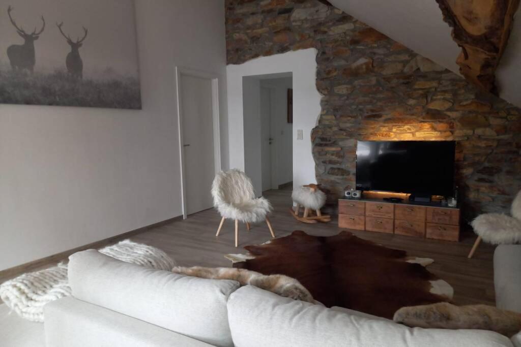 Apartmán Le Grenier De Charlotte Libin Exteriér fotografie